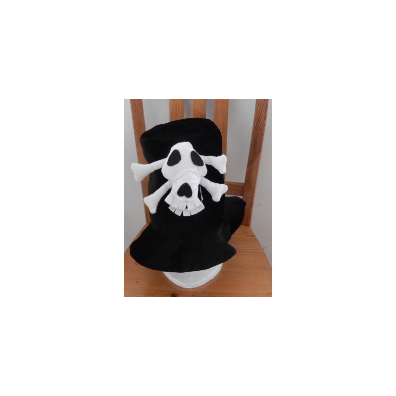 klobouk s  aplik lebky