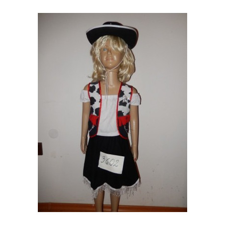 č. 3602 kovbojka+ sukně č. 4227