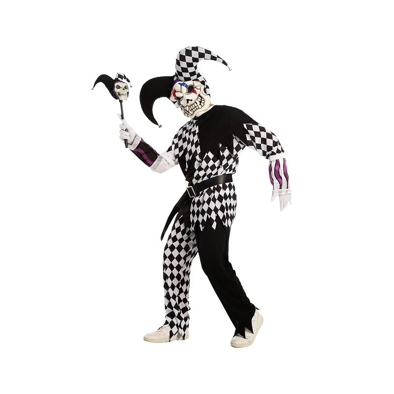 klaun, pierot, harlekýn halloween