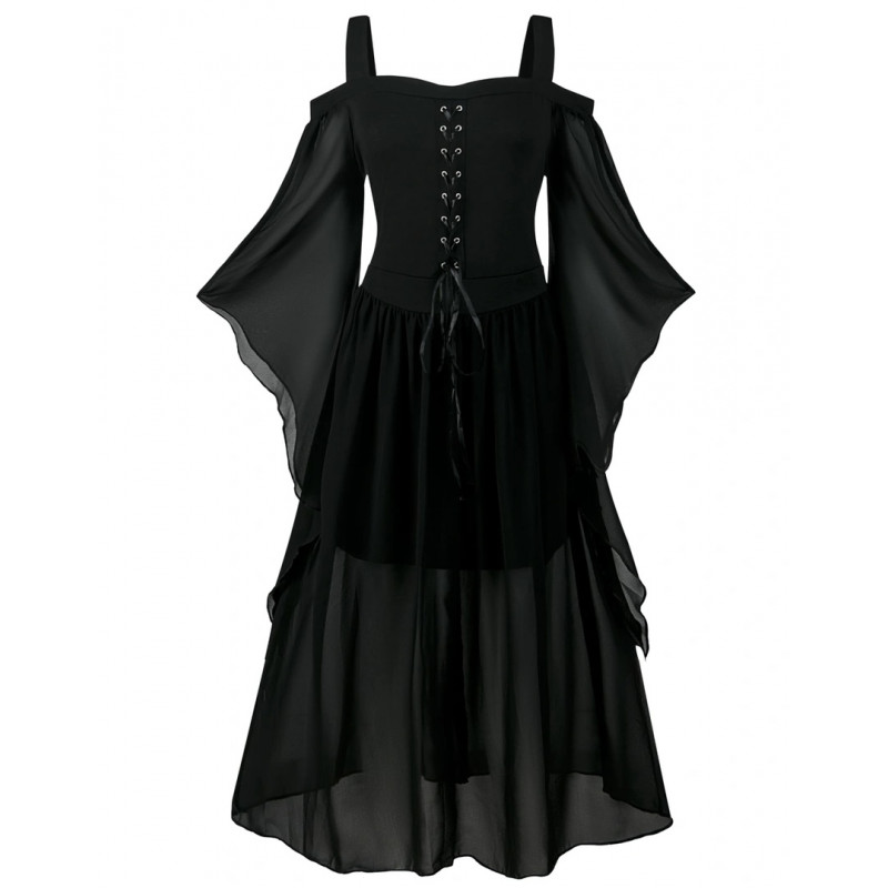 Černé šaty, gotika, zloba č:8310