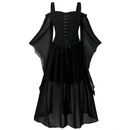 Černé šaty, gotika, zloba č:8310