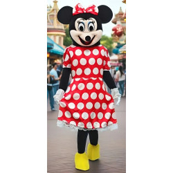 Minnie mouse maskot