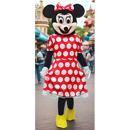 Minnie mouse maskot