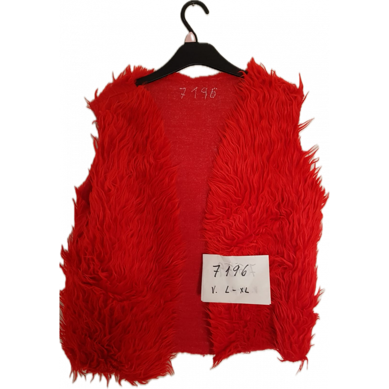 kožich, vesta čert červená č:7196