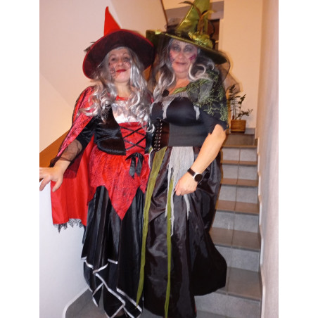 Čarodějnice černo-zelená