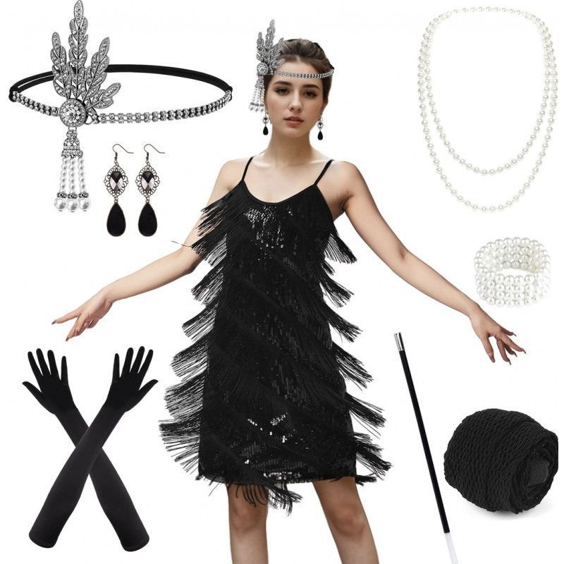 Šaty 20.léta Charleston č:8433