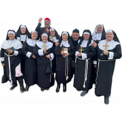 Jeptišky, kněz, kardinál