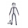 Stickman č:8018 A,B párový kostým