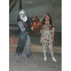 maska halloween, klaun, pierot