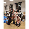 maska halloween, klaun, pierot